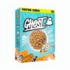 GHOST® Protein Cereal - Sabor PB ¡Comienza tu día con energía y sabor con el cereal de proteína GHOST® sabor PB! Este cereal combina el delicioso sabor de la mantequilla de maní con una textura crujiente, ofreciendo una experiencia única y nutritiva. Cada porción contiene 18 gramos de proteína, ideal para apoyar tus metas de fitness y mantenerte saciado por más tiempo. Características: Alto en Proteína: 18 gramos de proteína por porción para ayudarte a alcanzar tus objetivos nutricionales. Sabor Delicioso: Disfruta del irresistible sabor a mantequilla de maní en cada bocado. Libre de Gluten y Soya: Perfecto para quienes tienen restricciones dietéticas. Fortificado con Calcio: Una buena fuente de calcio para apoyar la salud ósea. Ingredientes: Mezcla de proteínas, sabores naturales y artificiales, fortificado con calcio. Modo de Uso: Disfruta una porción con leche de tu elección o simplemente como un snack seco.
