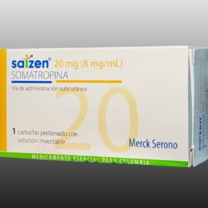 SAIZEN 60 UI MERCK SERONO SOMATROPINA