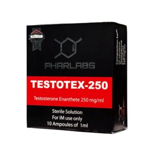 TESTOTEX 250 MG 10 AMP/ 1 ML TESTO ENANTATO PHAR LABS SILVER