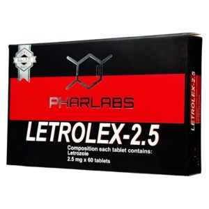 LETROLEX 2.5 MG 60 TABS LETROZOL/FEMARA PHAR LABS SILVER
