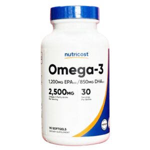 OMEGA 3 EPA/DHA 90 CAPS NUTRICOST