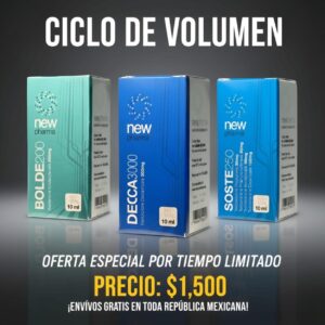 CICLO DE VOLUMEN NEW PHARMA: SUSTANON, BOLDENONA Y NANDROLONA