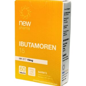 IBUTAMOREN 15 MG 60 TABS MK677 NEW PHARMA