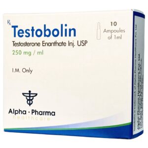 TESTOBOLIN 250 MG 10 AMP TESTOSTERONA ENANTATO ALPHA PHARMA
