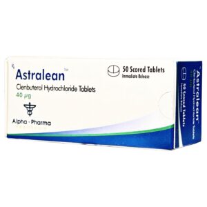 ASTRALEAN 40 MCG 50 TABS CLEMBUTEROL ALPHA PHARMA