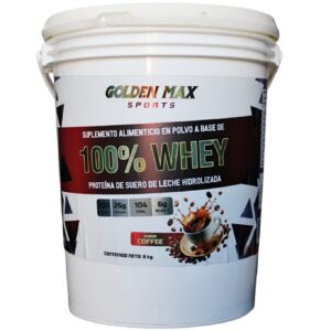 100% WHEY 200 SERVICIOS 6 KG GOLDEN MAX SPORTS