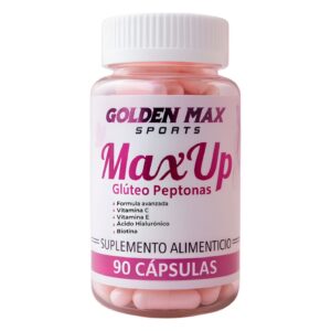 MAX UP GLÚTEO PEPTONAS 90 CAPS GOLDEN MAX SPORTS